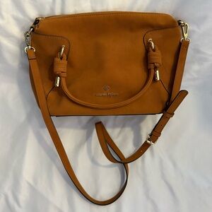 NWOT Nanette Lepore Clarisse Nubuck Satchel with Knot